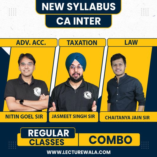 CA Inter Udesh Fastrack Sep 2025 (Group 1) Combo by Pw : Online Classes