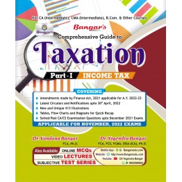CA Inter Taxation (Income Tax) : Book By CA Yogendra Bangar (For Nov 2022)