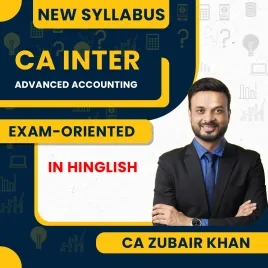CA Zubair Khan Advanced Accounting Exam Oriented Online Classes For CA Inter New Syllabus CA Zubair Khan Advanced Accounting Exam Oriented Online Classes For CA Inter New Syllabus