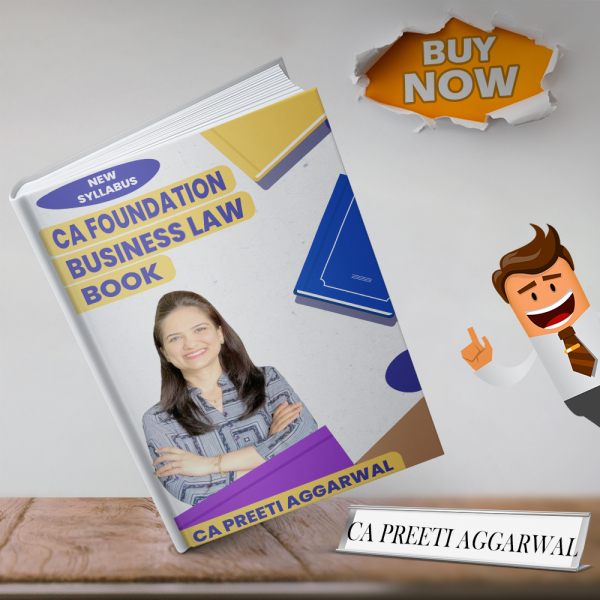 CA Preeti Aggarwal Business Laws Book for CA Foundation : Study Material