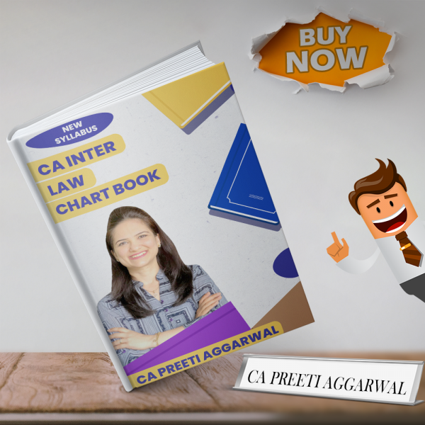 CA Preeti Aggarwal Law Chart Book For CA Inter : Study Material