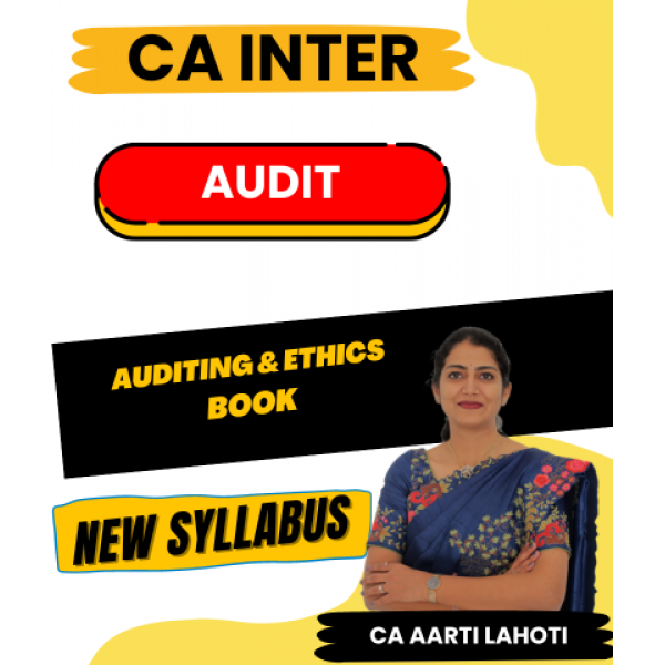 CA Aarti Lahoti Advanced Auditing and Ethics Book Set For CA Inter