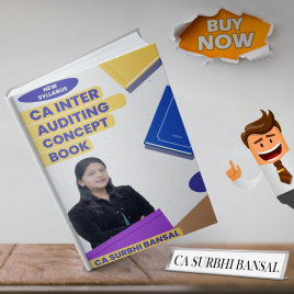 CA Surbhi Bansal Auditing and Ethics Concept Book For CA Inter : Study Material  CA Surbhi Bansal Auditing and Ethics Concept Book For CA Inter : Study Material