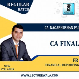CA Final Financial Reporting New Recording In English Full Course : Video Lecture + Study Material By CA. Nagabhushan Pai ( May 2023 & Onwards )