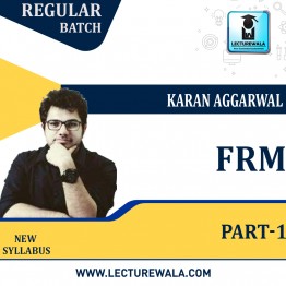 FRM Part 1  New Syllabus : Video Lecture + Study Material by Karan Aggarwal Sir(For  Nov 2022)