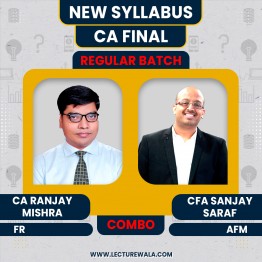 CFA Sanjay Saraf AFM & CA Ranjay Mishra FR