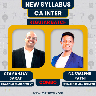 CA Inter New syllabus FM-SM regular Classes By CFA Sanjay Saraf & CA Swapnil patni : Online Classes CA Inter New syllabus FM-SM regular Classes By CFA Sanjay Saraf & CA Swapnil patni : Online Classes