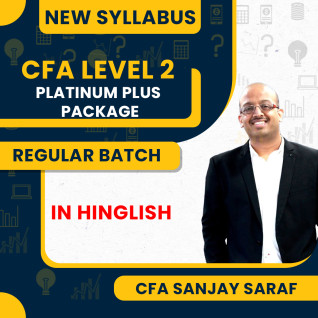 CFA Level II New Syllabus Platinum Plus Package Regular Combo Classes by CFA Sanjay Saraf : Online Classes