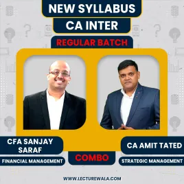 CFA Sanjay saraf FM & CA Amit Tated SM New Syllabus Regular Combo For CA Inter Group 2 : Online Classes CFA Sanjay saraf FM & CA Amit Tated SM New Syllabus Regular Combo For CA Inter Group 2 : Online Classes