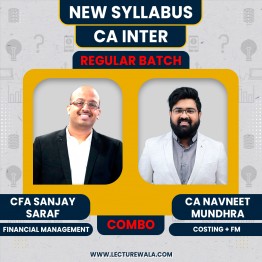 NAVIN CLASSES CA Inter Combo of FM - SM & Cost