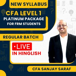 CFA Sanjay Saraf CFA Level I 