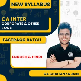 CA Intermediate Udesh Fastrack May 2026(Group 1) Corporate &amp; Other Laws by Chaitanya Jain sir : Online Classes