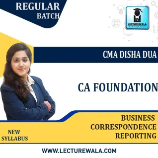 CA Foundation BCR Regular Course : Video Lecture + Study Material By CMA Disha Dua (For Nov. 2022 & May 2023) CA Foundation BCR Regular Course : Video Lecture + Study Material By CMA Disha Dua (For Nov. 2022 & May 2023)