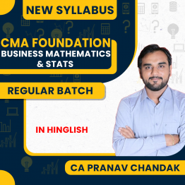 CA Pranav Chandak Business Mathematics, Statistics Regular Online Classes For CMA Foundation : Google Drive Classes