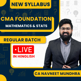 NAVIN CLASSES Classes For CMA Foundation 