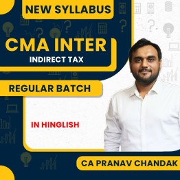 CA Pranav Chandak CMA Inter Indirect Tax 