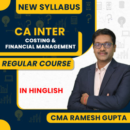 CMA Ramesh Gupta Costing & Financial Management Regular Online Combo Classes For CA Inter CMA Ramesh Gupta Costing & Financial Management Regular Online Combo Classes For CA Inter