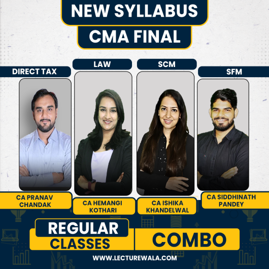 Pranav Chandak Academy Group 3 Combo Regular Batch For CMA Final Pranav Chandak Academy Group 3 Combo Regular Batch For CMA Final