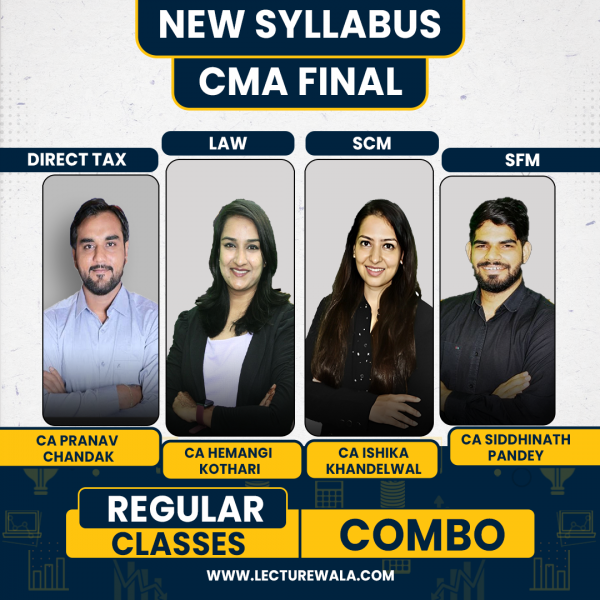  Pranav Chandak Academy Group 3 Combo Regular Online Classes For CMA Final : Google Drive Classes