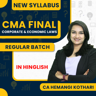 CA Hemangi Kothari Corporate and Economic Laws Regular Batch For CMA Final   CA Hemangi Kothari Corporate and Economic Laws Regular Batch For CMA Final