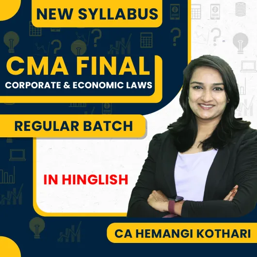  CA Hemangi Kothari Corporate and Economic Laws Regular Online Classes For CMA Final : Google Drive Classes