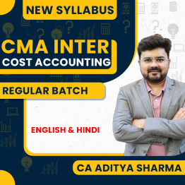 CA Aditya Sharma Cost Accounting Regular Online Classes For CMA Inter : Pen Drive / Google Drive Classes