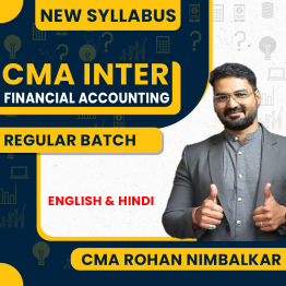 CMA Rohan Nimbalkar Financial Accounting Regular Online Classes For CMA Inter : Google / Pen Drive Classes. : Google / Pen Drive Classes.