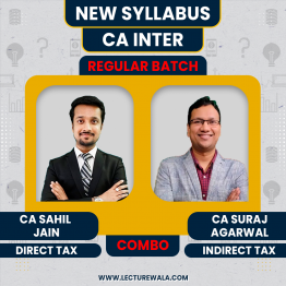 CA Sahil Jain Direct Tax & CA Suraj Agarwal Indirect Tax Combo 
