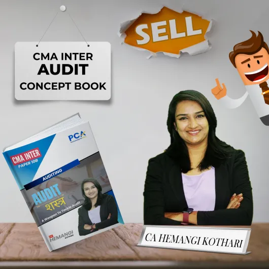 CA Hemangi Kothari Audit Shastra Concept Book For CMA Inter : Study Material