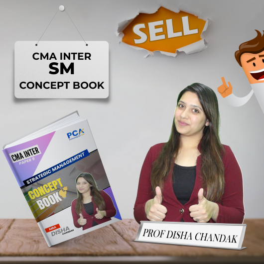 Disha Chandak Strategic Management Concept book For CMA Inter : Study Material