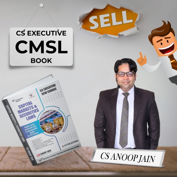 CS Executive CAPITAL MARKETS & SECURITIES LAW Book by CS Anoop Jain