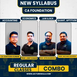 CA Foundation New Syllabus All Subject Regular Combo Classes By COC Education With Prof. Nitin Bhardwaj: Pen Drive / Online Classes. CA Foundation New Syllabus All Subject Regular Combo Classes By COC Education With Prof. Nitin Bhardwaj: Pen Drive / Online Classes.
