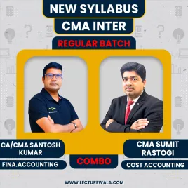 CMA Inter New Syllabus Group - 1 Financial & Cost Accounting Regular Combo Classes By CA/CMA Santosh Kumar , CMA Sumit Rastogi : Pen Drive / Online Classes. CMA Inter New Syllabus Group - 1 Financial & Cost Accounting Regular Combo Classes By CA/CMA Santosh Kumar , CMA Sumit Rastogi : Pen Drive / Online Classes.