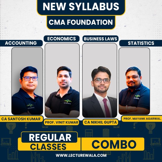 COC Education With CA/CMA Nikhil Gupta New Syllabus All Subjects Regular Combo Classes For CMA Foundation Online Classes