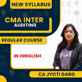 CA Jyoti Garg Auditing Regular Batch For CMA Inter 