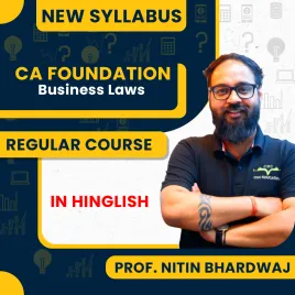 Prof. Nitin Bhardwaj Business Laws Regular Batch For CA Foundation Prof. Nitin Bhardwaj Business Laws Regular Batch For CA Foundation