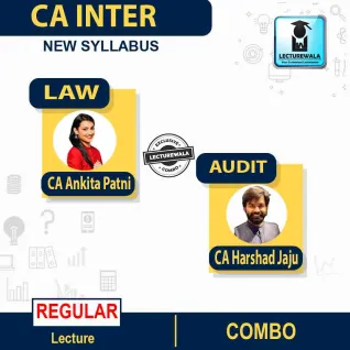 CA Inter Law & Audit Regular Course by CA Ankita Patni And CA Harshad Jaju : Pen drive / Online classes. CA Inter Law & Audit Regular Course by CA Ankita Patni And CA Harshad Jaju : Pen drive / Online classes.