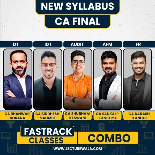 CA Final All Subjects Combo (Exam Oriented - Fastrack Batch) For Nov 26 Exams by BB Virtual CA Final All Subjects Combo (Exam Oriented - Fastrack Batch) For Nov 26 Exams by BB Virtual