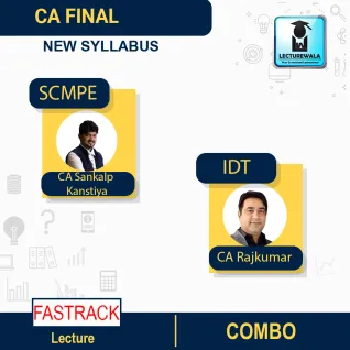 CA Final SCMPE & IDT Fast Track Video Lectures By CA Sankalp Kanstiya & CA Rajkumar : Pen Drive / Online Classes CA Final SCMPE & IDT Fast Track Video Lectures By CA Sankalp Kanstiya & CA Rajkumar : Pen Drive / Online Classes