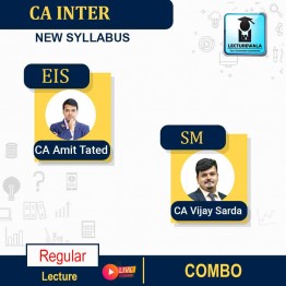 CA Inter EIS-SM Combo Live + Recorded Regular Course : Video Lecture + Study Material By CA Amit Tated, & CA Vijay Sarda (For  Nov 2022 & May 2023  )