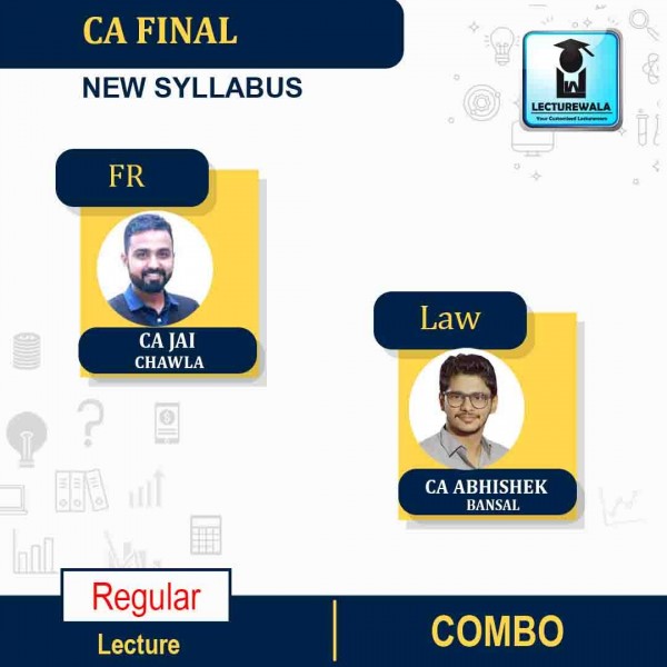 CA Final FR And LAW Combo Regular Course By CA Jai Chawla  & CA Abhishek bansal : Pendrive/Online classes.