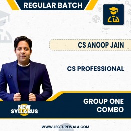 CS Professional Group One Combo New Syllabus Regular Course by CS Anoop Jain: Online Classes.