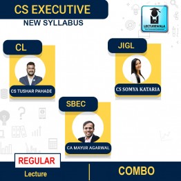 CS Executive Module -1 Combo - (SBEC + JIGL + CL ) New Syllabus : Video Lecture + Study Material by Inspire Academy (For June 2023 &  Dec 2023)