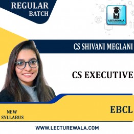 CS Executive module-2 Economic Business And Comercial Laws New Syllabus Regular Course : Video Lecture + Study Material by CS Shivani Meglani (For  Dec 2022)