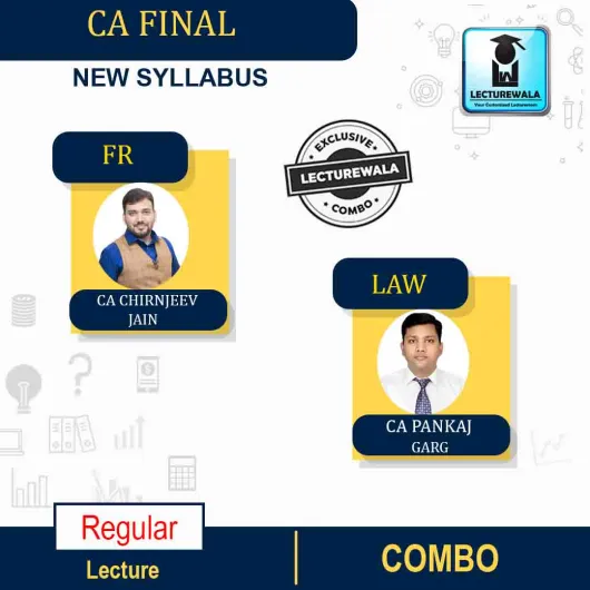 CA Final Financial Reporting (FR) + Law New Recording Full Course By CA Chiranjeev Jain And CA Pankaj Garg :Pen Drive / Online Classes