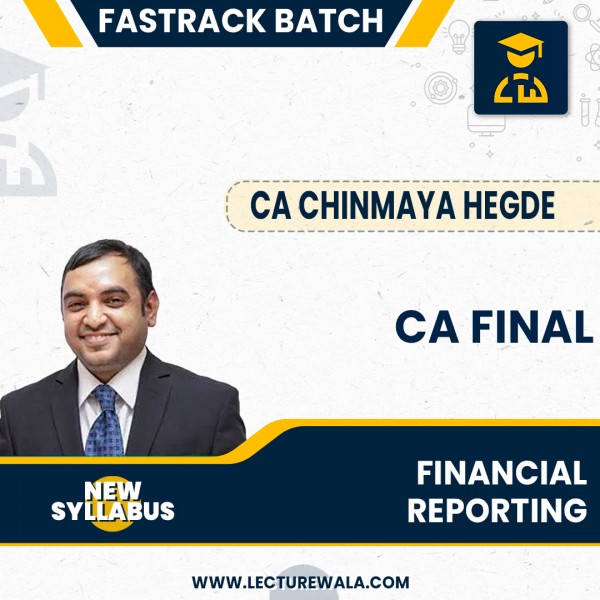  CA Final  Financial Reporting  Fast track Course By CA Chinmaya Hegde : Pen Drive / Online Classes