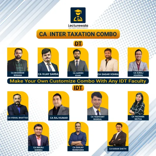 CA Inter DT & IDT Combo Regular Course By India's Best Faculty : Online Classes