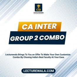 CA Inter Group-2 Combo New Syllabus  Regular Course By India's Best Faculty : Pen Drive / Online Classes