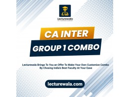 CA Inter Group-1 Combo Regular Course By India's Best Faculty : Onlive Classes