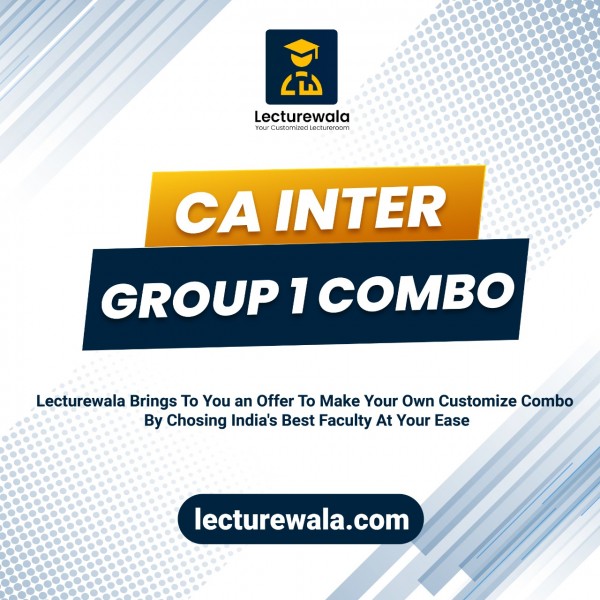 CA Inter Group-1 Combo Regular Course By India's Best Faculty : Onlive Classes